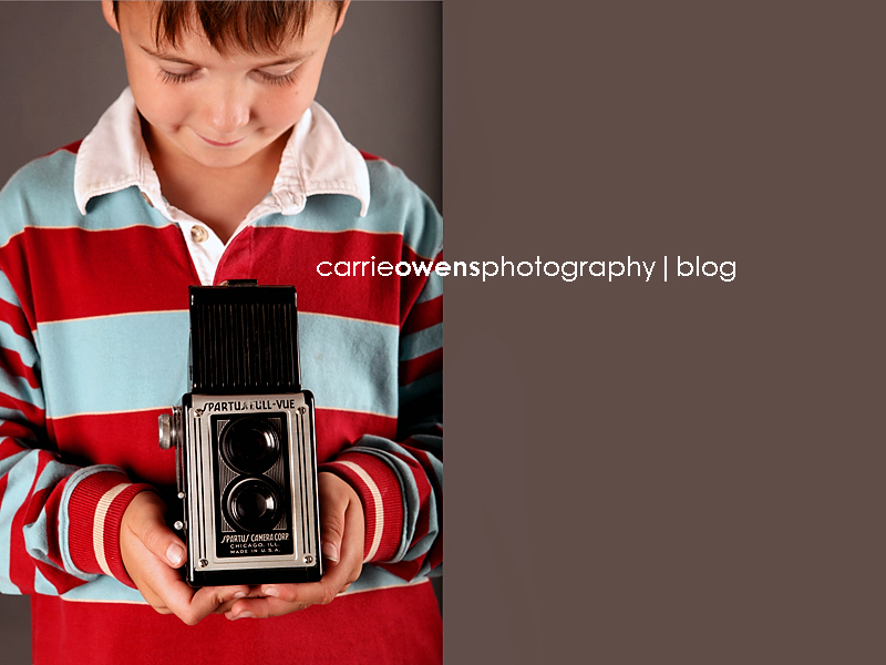 salt lake city utah child photographer boy with old camera