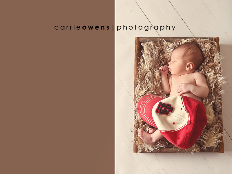 salt lake city utah newborn photographer Carrie Owens captures images of sweet baby boy