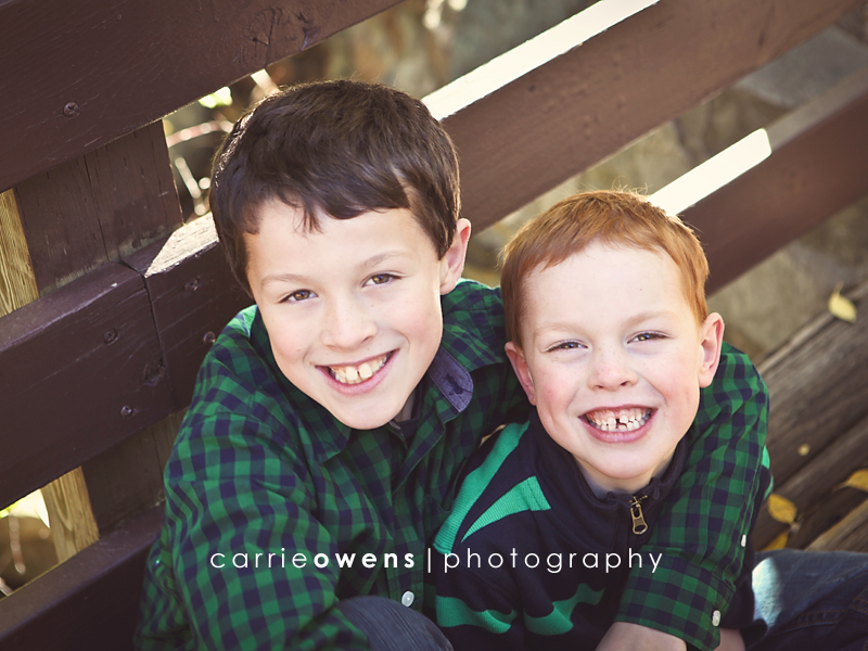 Salt Lake City Utah family photographer brothers smiling