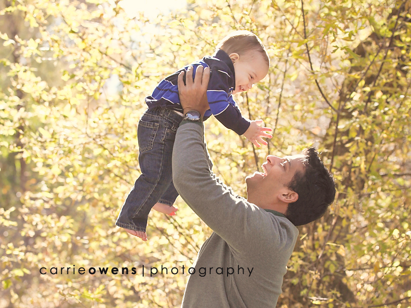 salt lake city family photographer Carrie Owens captures dad and son