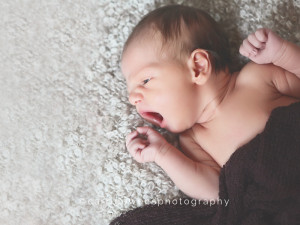awake baby girl getting sleepy | carrie owens photography |salt lake city utah newborn photographer