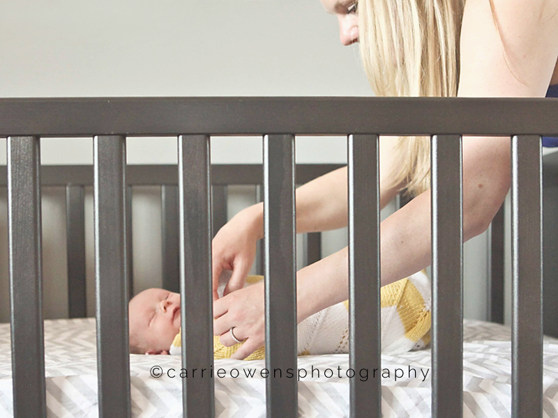 lifetstyle newborn photography in Park City, Utah by photographer Carrie Owens