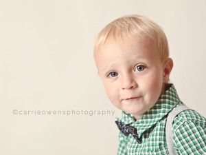 sandy utah child photographer studio mini sessions of a one year old boy by Carrie Owens