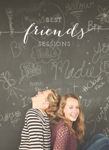 Salt Lake City Utah teen photographer Carrie Owens photographs teenage best friends at a best friends session