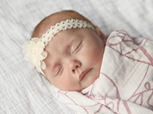 Salt Lake City Utah baby photographer Carrie Owens photographs a new little girl