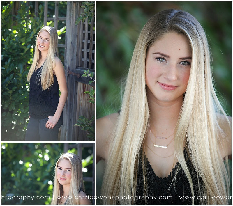 Salt Lake City Utah high school senior photographer with beautiful blonde girl at the studio near trolley square