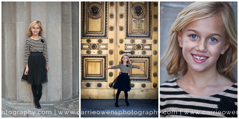 salt lake city utah child photographer carrie owens photographs sisters at exchange place