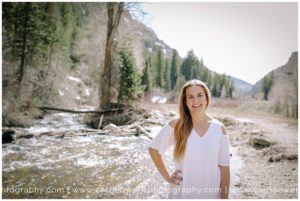 salt lake city utah high school senior photographer carrie owens photographs a teen in the canyons