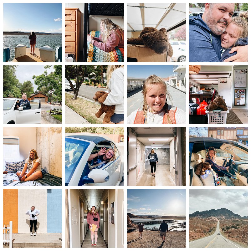 collage of images of sending your child off to college and other adventures with tips and tricks on how to document these moments
